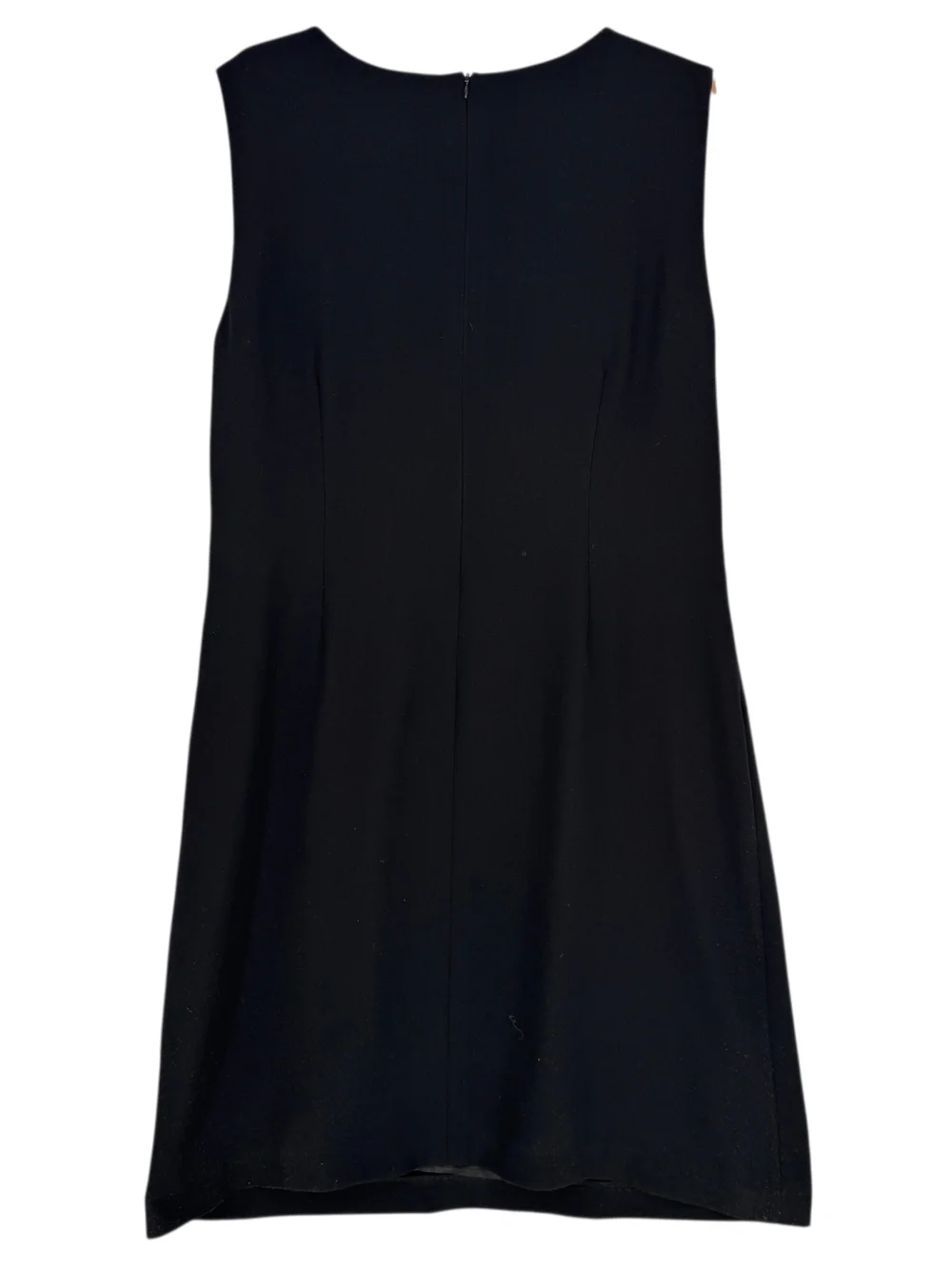 Givenchy Black Sleeveless Shift Dress Sheath Knee Length Quiet Luxury New - Picture 3 of 7